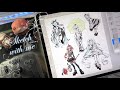 Draw W Me Ft Tourbox ︎ Anatomy Practice IPad Asmr