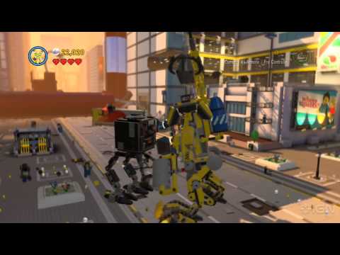 The Lego Movie 100% Walkthrough - Level 14: Bricksburg Under Attack