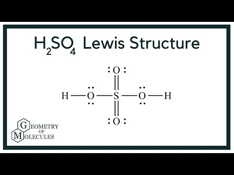 H2SO4 Lewis Structure (Sulfuric Acid)