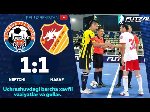 Futzal. Oliy liga. 1-tur. NEFTCHI — NASAF 1:1