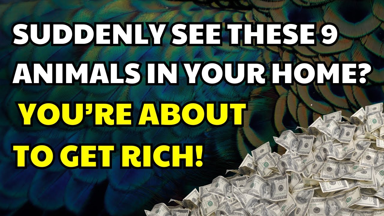 You’ll Suddenly Get Rich If These 9 Animals Show Up in Your Home