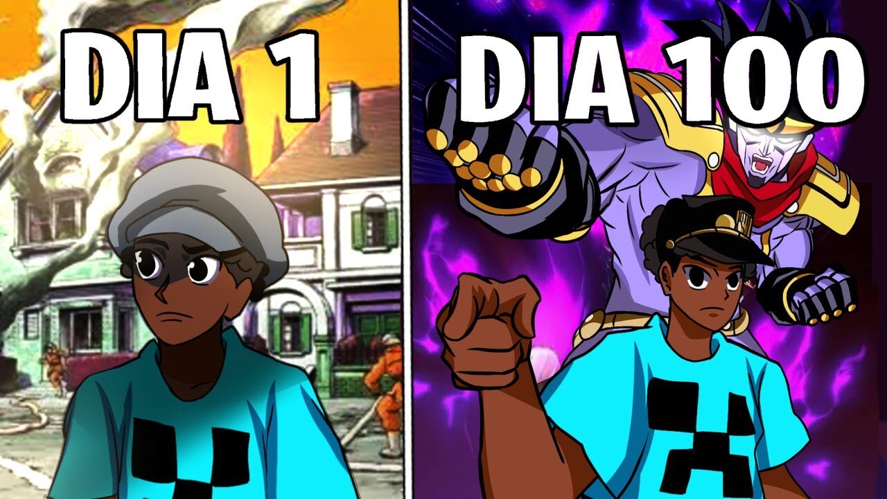 SOBREVIVI 100 DIAS COM O STAND MAIS PERIGOSO DE JOJO O FILME