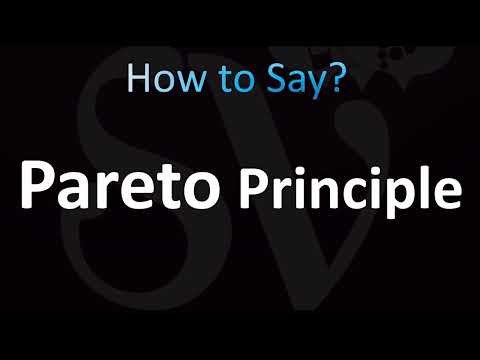 How to Pronounce Pareto Principle (CORRECTLY!)
