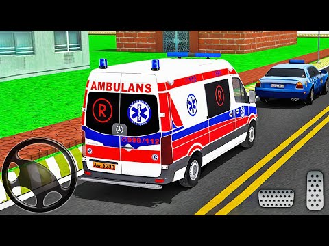 Emergency Medical Service Van Driver - 911 Emergency Rescue Simulator - Android Gameplay