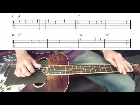 Dobro Lessons with Joe Wilson - San Antonio Rose (GBDGBD tuning)