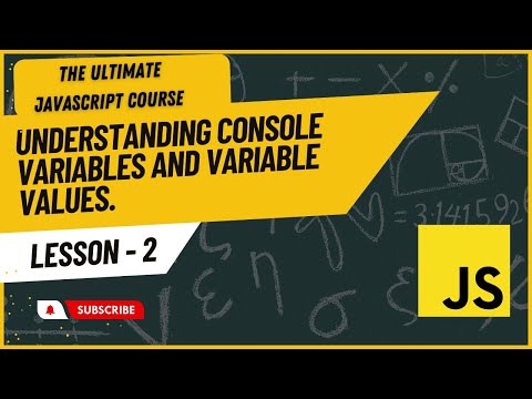 Javascript Console Variables Variable Values Hindiurdu Javascript Tutorial 2