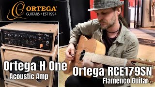 Video thumbnail for Ortega Flamenco Guitar RCE179SN-25TH & Acoustic Amp H ONE by Peter Luha Guitar