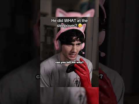 He did WHAT at the sleepover? 🤨 #austyn #autsyn