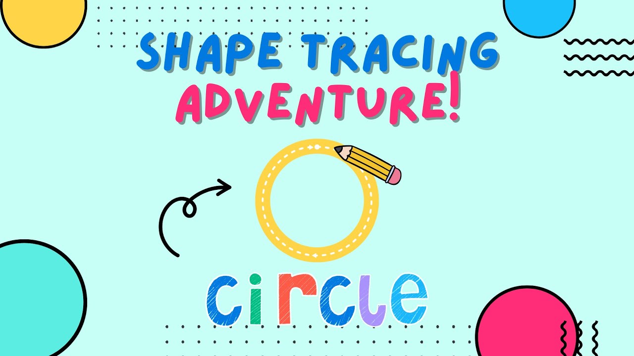✏️ Interactive Shape Tracing for Kids: Learn, Spell, & Discover Shapes! 🔵🔺🟠 | Educational Video