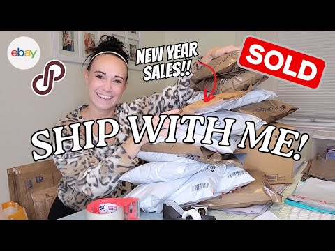 SHIP WITH ME in 2026! BIG SALES WEEKEND | What Sells FAST on eBay and Poshmark | BOLOS! #reselling