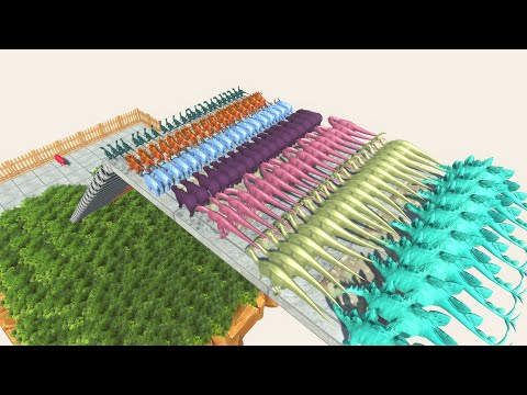 Race to get a eat Red PIG#2 | Animal Revolt Battle Simulator