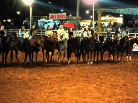 Abertura do Rodeio de Osvaldo Cruz-SP.