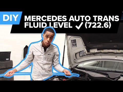 How to Check Mercedes Automatic Transmission Fluid Level (722.6) - DIY Friendly