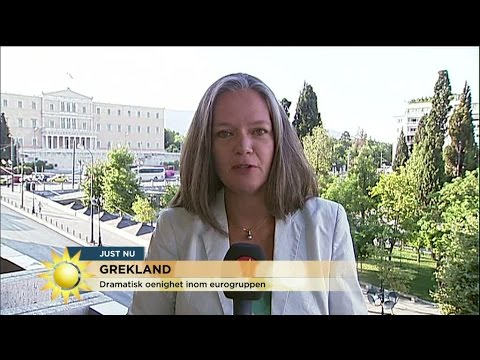 Grekland: "Nu är det hårda diskussioner" - Nyhetsmorgon (TV4)