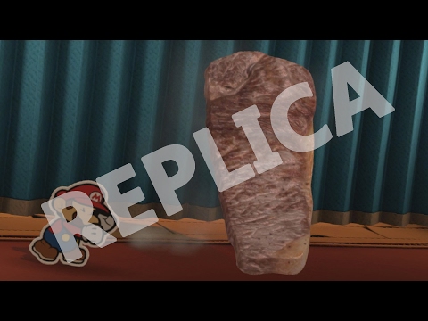Cooking a Steak with Replicas - Paper Mario: Color Splash