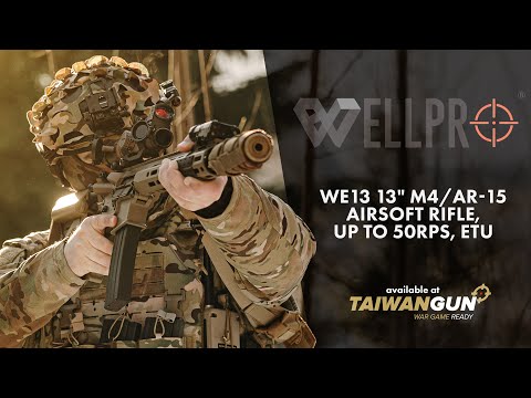 WELL PRO WE13 – up to 50 RPS M4/AR-15 with ETU - Airsoft Replica Presentation