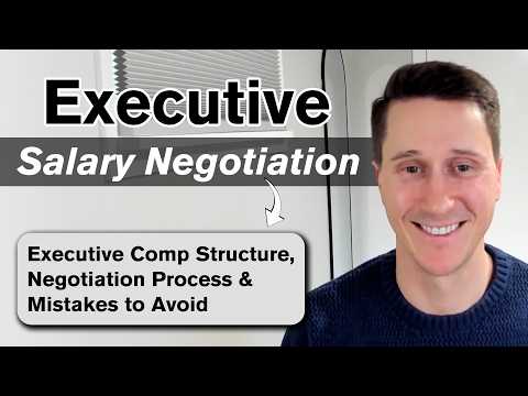 Executive Salary Negotiation | How to Negotiate Executive Compensation