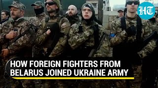 Watch: Belarusian fighters join Ukraine’s military to fight Russian forces; take oath in viral video