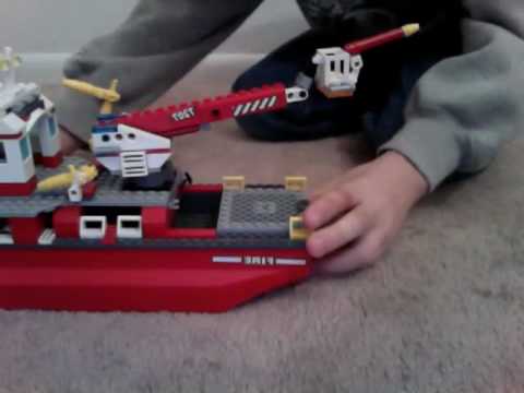 Lego fire boat review.
