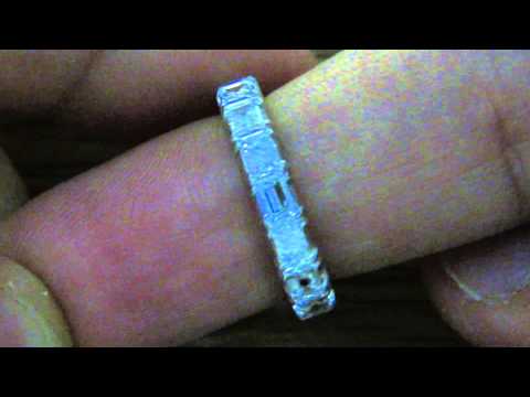 Baguette diamond eternity