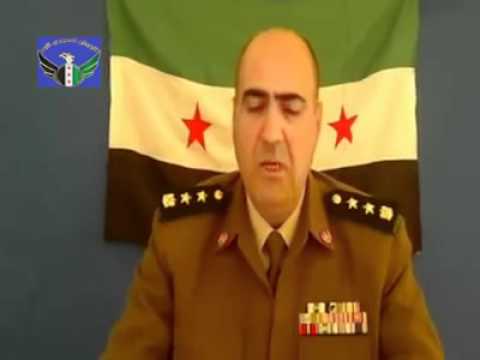 إعلان انشقاق العقيد عرفات رشيد الحمود عن قوات النظام وانضمامه للجيش الحر