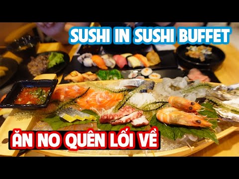 Món Ngon Quận 1 | Bữa Tối Sushi e Sashimi Không Giới Hạn - Ăn No Quên Lối Về