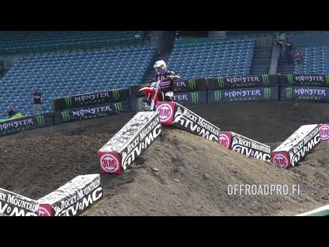 RAW: Anaheim Supercross media day riding full
