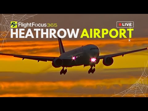 Heathrow Airport Live -CROSSWIND Friday 31st October 2025