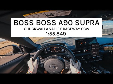 [POV] 4K Onboard A90 Supra - Chuckwalla Valley Raceway CCW - 1:55.849 *ASMR*