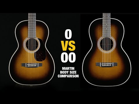 0 vs 00 - Martin Body Size Comparison
