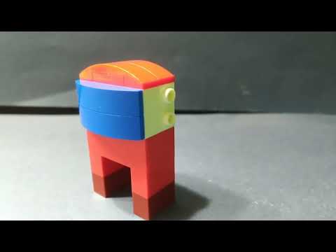 Как собрать лего-фигурку Амонг Ас - самоделка из Lego City
