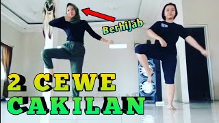 Download lagu Dua cewe cantik jago cakilan || berhijab broo mp3