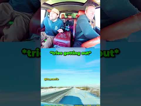 Semi Truck Almost Goes Into The Ditch