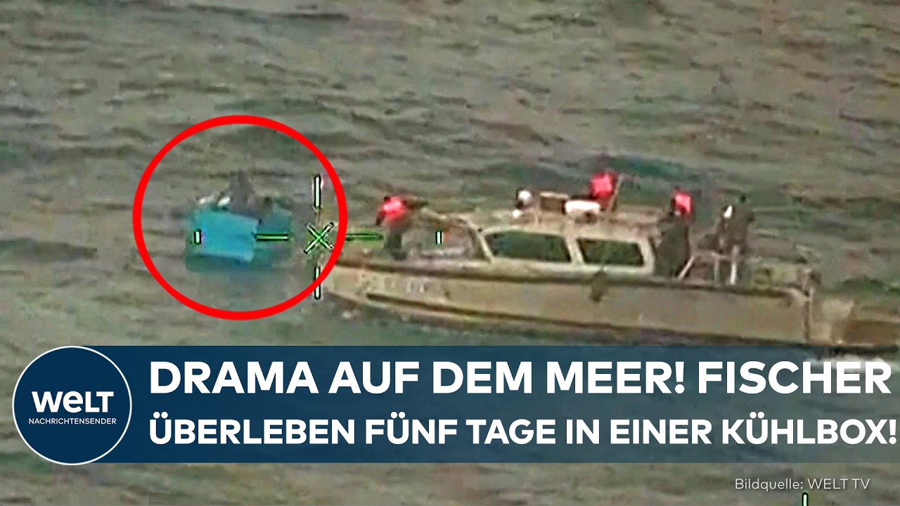 MEXIKO: Fünf Tage auf einer Kühlbox im Pazifik! Zwei Fischer nach dramatischer Suche gerettet!