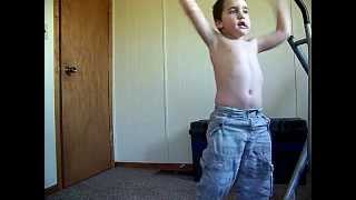 Little D lip singing and dancing