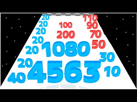 Number Merge Run Master 3D - Gameplay Walkthrough - Max Levels Lvl 1-20