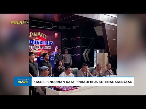 POLRES SUBANG UNGKAP KASUS PENCURIAN DATA PRIBADI PESERTA BPJS KETENAGAKERJAAN