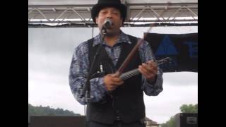 Lionel Young Band - Heritage Music Blues Fest - Wheeling WV on 8/9/13