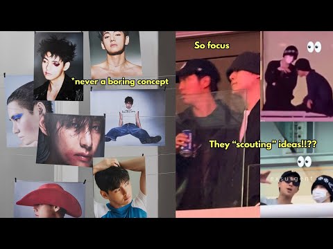 THIS TAEHYUNG WITH THAT HAIR STYLE👀 I'M OBSESSED!! So Namjoon and Yoongi already had this plan?!