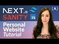 Personal Website Tutorial With Next Js 13 Sanity Io TailwindCSS And TypeScript