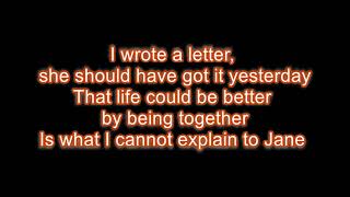 Barenaked Ladies - Jane LYRICS