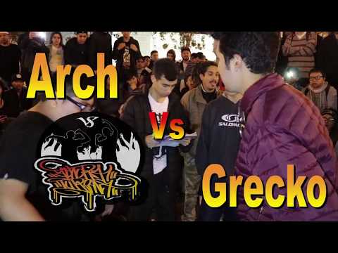 Arch vs Grecko - Audicion Achora tu Rima - Raptonda Lima Peru - 2017