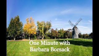 One Minute With Barbara Borsack