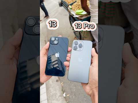 iPhone 13 Vs iPhone 13 Pro || Camera Zoom Test! #shorts