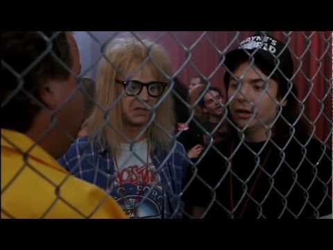 Wayne’s World 2- backstage at Aerosmith