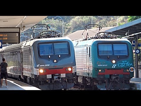 [HD - Treni] E464.309 SUN + Treno Intercity Notte 35971 Trenitalia in arrivo a Termini Imerese!