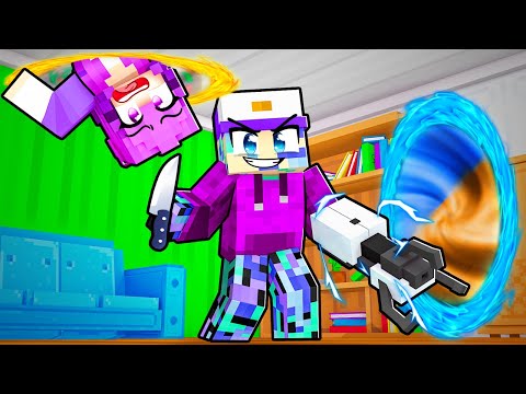 Trolling with PORTAL GUN in Murder Mystery!
