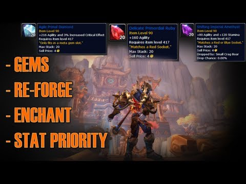 Feral Druid 5.3/5.4 Stat Priority & Reforge / Gem & Enchant Guide