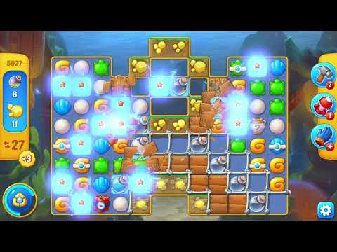 [FISHDOM Walkthrough] Level 5927 Hard (Qua màn - Fishdom)