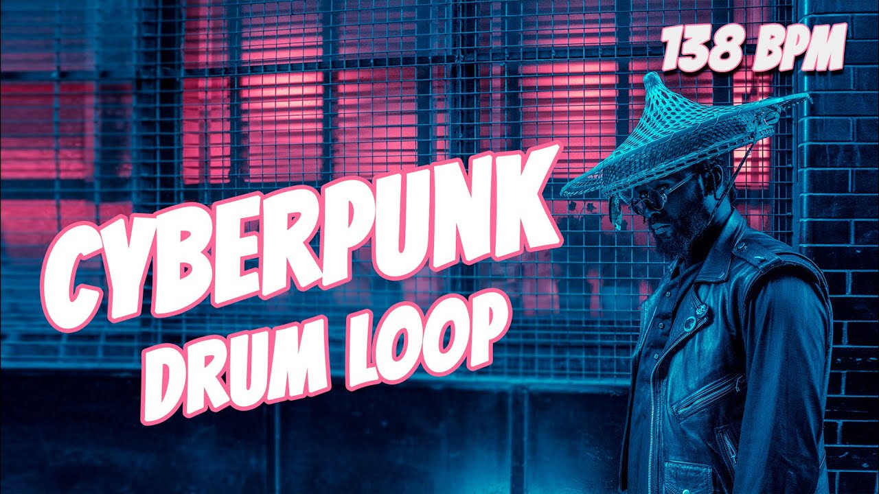 Cyberpunk Drum Loop: 1 Hour At 138 BPM, Let's Go!